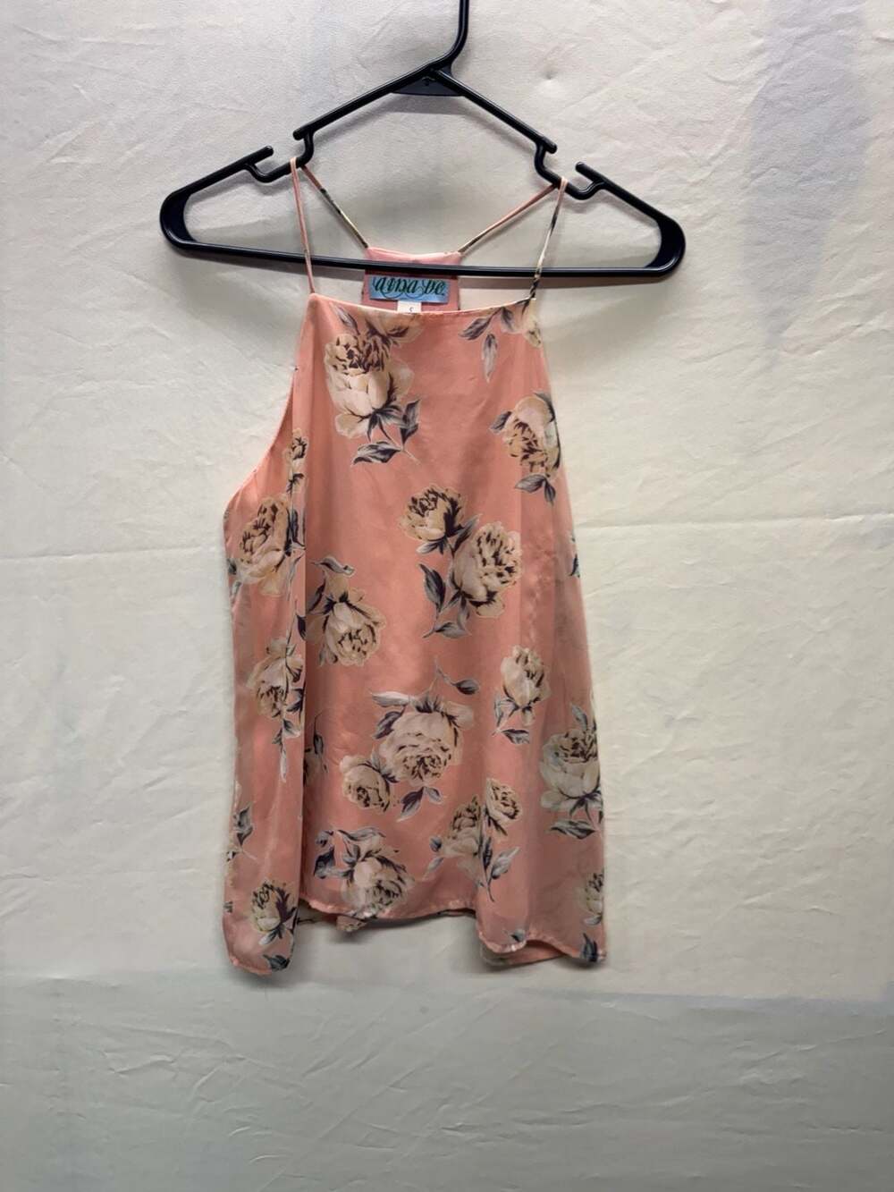 Aina Be Sleeveless Floral Print Halter Neck Tank Top